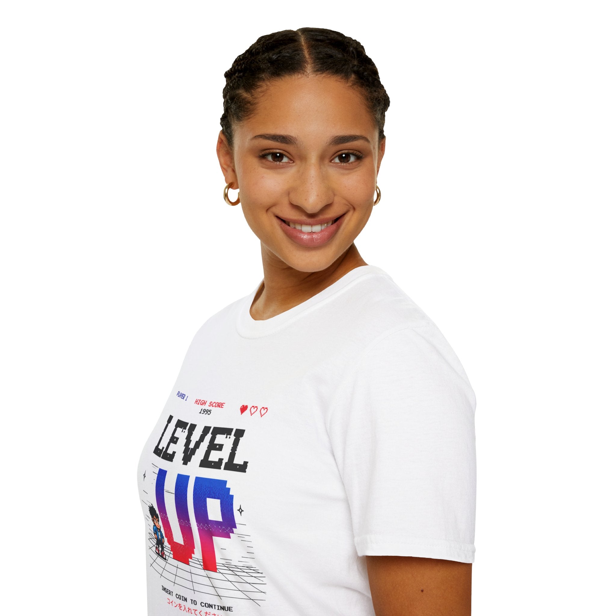 Merch Lobby™ – Level Up Retro Gaming T-Shirt