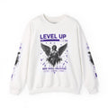 Merch Lobby™ - Level Up Angel Graphic Sweatshirt (New Skill Unlocked Crewneck)