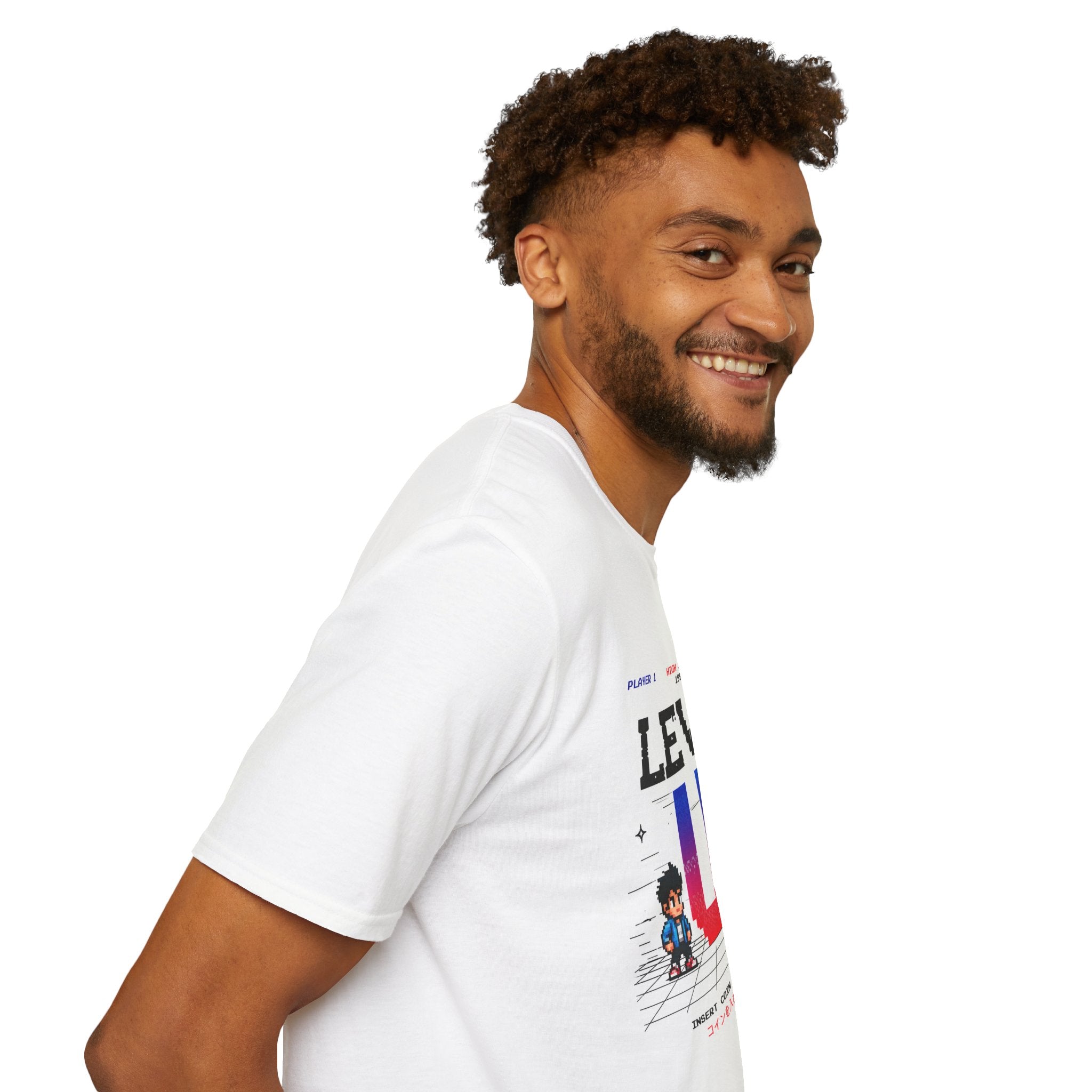 Merch Lobby™ – Level Up Retro Gaming T-Shirt
