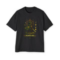 Merch Lobby™ - The Quest Never Ends Oversized T-Shirt (Retro Pixel RPG Graphic Tee)