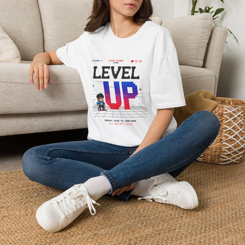 Merch Lobby™ – Level Up Retro Gaming T-Shirt