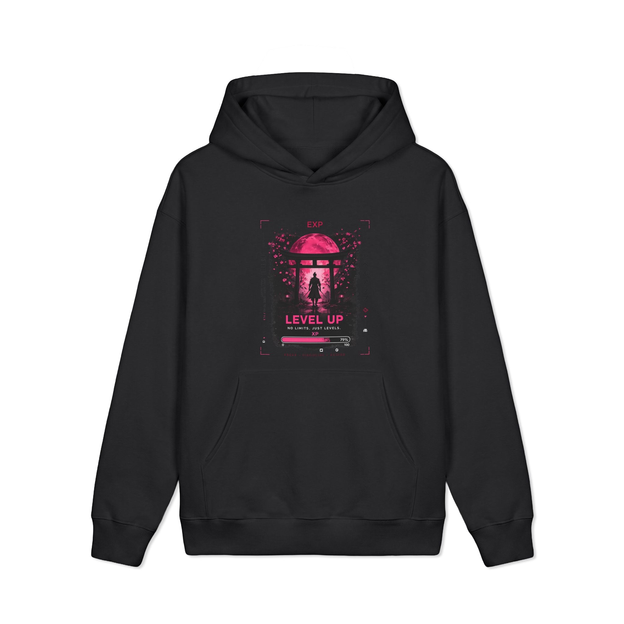 Merch Lobby™ - Level Up Neon Samurai Hoodie